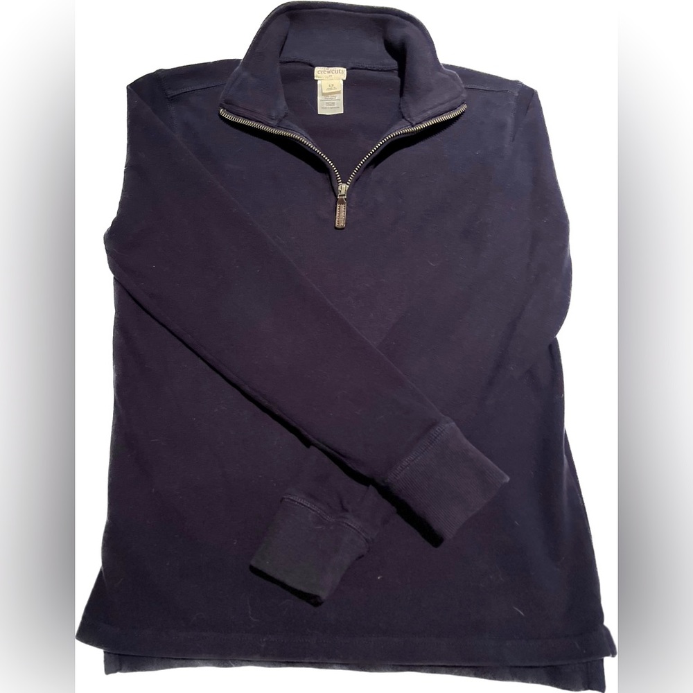 Crewcuts, J Crew, Boys’ Size 12 Navy Blue Quarter Zip Sweatshirt